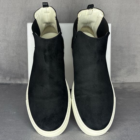 🔥🔥🔥 Lanvin black Suede Men Ankle Chelsea Boot Sneaker Shoes Size: 8 US/ 41EU🔥🔥🔥 - Picture 3 of 11